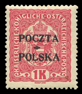 Poland  51  1919 1k carmine, hinged