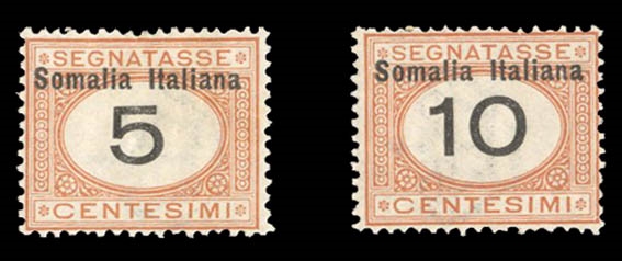 Italian Colonies Somalia J31-32 46 1926 5c and 10c, lightly hinged