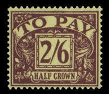 British Commonwealth - Great Britain Postage Dues J44 (SG D54) Â£200 1955 2sh6p, lightly hinged