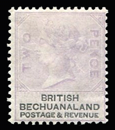British Commonwealth Bechuanaland 12 125 1887 2p lilac, hinged