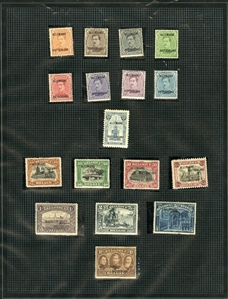 BELGIUM Belgian Occupation of Germany (1N1/58) 1919-21 interesting collection on album leaves with 1919-21 overprints, various sets, with Eupen and Malmedy issues, varieties, Postage Dues,