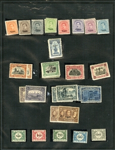 BELGIUM Belgian Occupation of Germany (1N1/58) 1919-21 interesting collection on album leaves with 1919-21 overprints, various sets, with Eupen and Malmedy issues, varieties, Postage Dues,