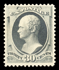1879 American Bank Note Company (190) 1879 30c greenish black, n.h., well centered and post office fresh, v.f., with 2007 and 2024 PSE certificates