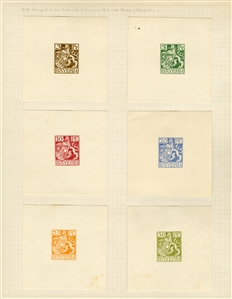 GERMAN STATES Bavaria 1911-20 Luitpold and other issues, Proofs and Essays collection on pages, 75+ imperf. items, unissued designs, varieties, etc., mostly fine-v.f. 