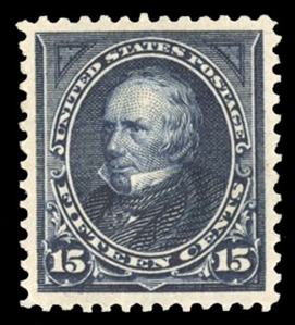 United States 1894-97 Bureau Issue (274) 1895 15c dark blue, heavy h.r., well centered, with 2021 PSE certificate graded XF-Sup 95 (SMQ $950)