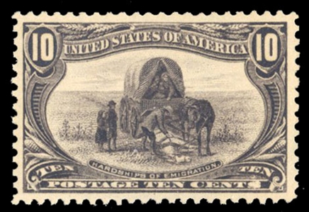 United States 1898 Trans-Mississippi Issue (290) 10c gray violet, n.h., well centered, fresh color, with 2003 PFC and 2024 PSE certificate, the latter graded XF 90 (SMQ $950)