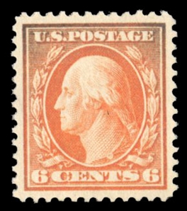 United States 1909-13 Issues (379) 1911 6c red orange, n.h., well centered, with 2023 PSE certificate graded XF-Sup 95 (SMQ $475)