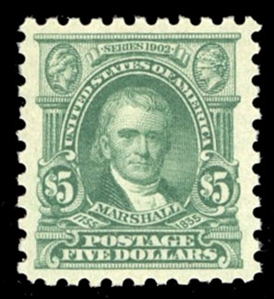 United States 1914-17 Issues (480) 1917 $5 light green, n.h., well centered, with 2021 PSE certificate graded XF 90 (SMQ $600)
