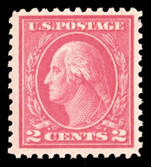 United States 1917-29 Issues (500) 1919 2c deep rose, type Ia, n.h., bright color, v.f., with 2024 Crowe certificate, cat. value $570