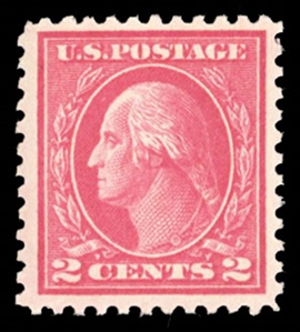 United States 1917-29 Issues (500) 1919 2c deep rose, type Ia, n.h., bright color, v.f., with 2024 Crowe certificate, cat. value $570