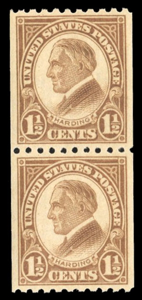 United States 1917-29 Issues (605) 1925 1 1/2c yellow brown, n.h., near perfect centering, with 2013 PSE certificate graded "Superb 98" (SMQ $175)