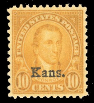 United States 1917-29 Issues (668) 1929 10c orange yellow, n.h., well centered, with 2020 PSE certificate graded "XF-Sup 95" (SMQ $325)
