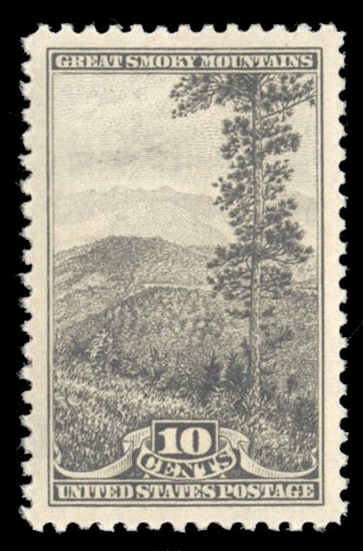 United States 1930-Present (749) 1934 10c black, n.h., perfectly centered, with 2009 PSE certificate graded "Gem 100" (SMQ $350)