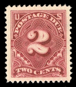 United States Postage Dues (J46) 1910 2c deep claret, l.h., near perfect centering, jumbo margins, with 2021 PSE certificate graded Superb 98J, the highest known grade in the SMQ Population Report