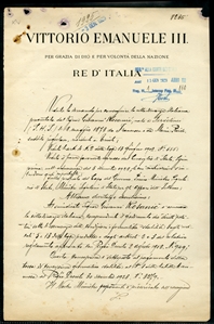AUTOGRAPHS OF FAMOUS PEOPLE MUSSOLINI, Benito (1883-1943), document headed "Vittorio Emanuele III", dated 15 Jan 1929, signed by the King, also by Mussolini at bottom, fine-v.f.