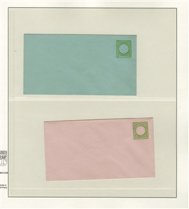 GERMANY  Postal Stationery 1872-73 collection of 48 different unused entire envelopes, mostly Small and Large Shields, also 5 1/2pf Germania, proof of unsevered postal reply card; beautiful...