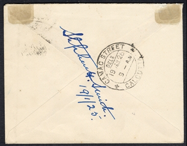 BRITISH COMMONWEALTH INDIA Flight Covers 1925 (2 Feb) RAF Demonstration Flight, Calcutta-Risalpur, picture postcard franked with 1a George V adhesive, with large violet Calcutta-Risalpur...