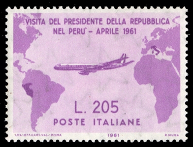 ITALY (834a) 1961 205L lilac, the so-called "Gronchi-rosa", n.h., v.f., cat. $1,250