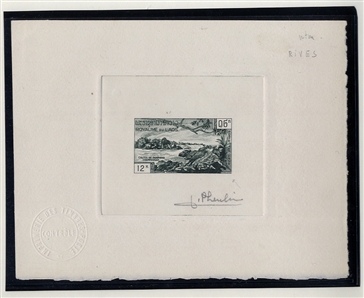 LAOS Air Post (C35-38P) 1960 National Tourism Industry, 13 signed artist die proofs in various colors, with 9.50k (2), 12k (3), 15k (4) and 19k (4), v.f.