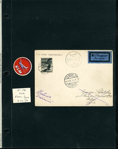 SYRIA Flight Covers 1921-40 first flights, 17 covers, including 1921-22 Aleppo-Alexandretta, Alexandretta-Aleppo, one addressed to Costa Rica; Damascus-Port Said via Baghdad, Damascus-Saigon,...