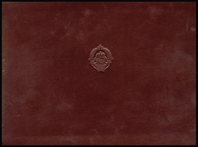 YUGOSLAVIA (889-891P) 1967 Vladimir Lenin, special presentation booklet issued to commemorate the 50th Anniversary of the October Revolution, with six imperforate blocks of four, special stage...