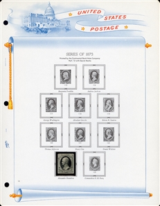 LARGE LOTS AND COLLECTIONS UNITED STATES 1847-1978 balance of a collection in a White Ace album, with 1847 10c black, 1851 10c green, 1861 5c brown type II, original gum (with clear 1976 PFC),...