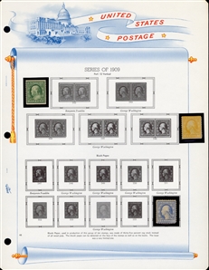 LARGE LOTS AND COLLECTIONS UNITED STATES 1847-1978 balance of a collection in a White Ace album, with 1847 10c black, 1851 10c green, 1861 5c brown type II, original gum (with clear 1976 PFC),...