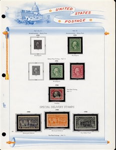 LARGE LOTS AND COLLECTIONS UNITED STATES 1847-1978 balance of a collection in a White Ace album, with 1847 10c black, 1851 10c green, 1861 5c brown type II, original gum (with clear 1976 PFC),...