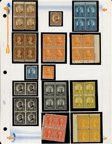 LARGE LOTS AND COLLECTIONS UNITED STATES 1847-1978 balance of a collection in a White Ace album, with 1847 10c black, 1851 10c green, 1861 5c brown type II, original gum (with clear 1976 PFC),...