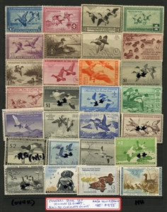 LARGE LOTS AND COLLECTIONS UNITED STATES 1870-1960 collection of unused singles and sets presented on black stock cards, selected items, some duplication, with Bureau Issues $1 and $2...