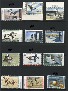 LARGE LOTS AND COLLECTIONS UNITED STATES 1870-1960 collection of unused singles and sets presented on black stock cards, selected items, some duplication, with Bureau Issues $1 and $2...