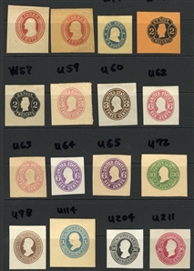 LARGE LOTS AND COLLECTIONS UNITED STATES 1870-1960 collection of unused singles and sets presented on black stock cards, selected items, some duplication, with Bureau Issues $1 and $2...