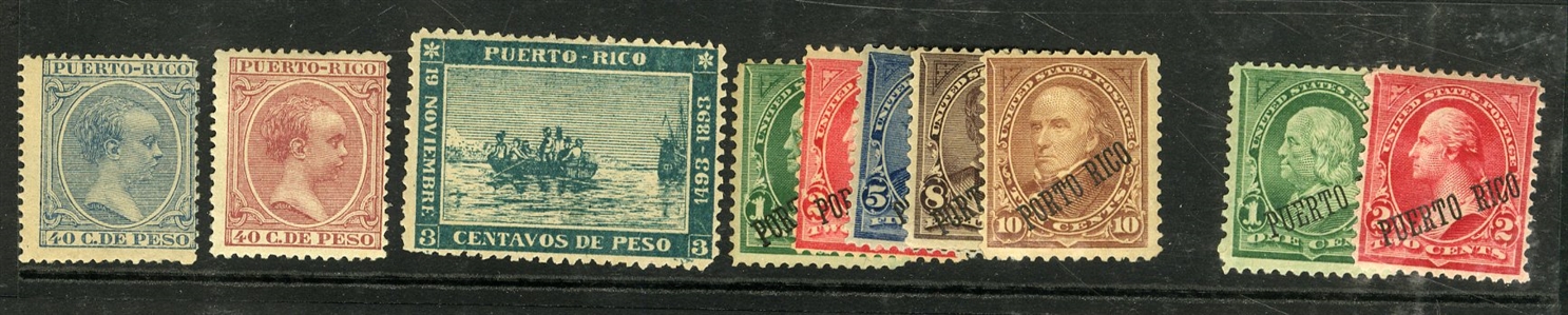 LARGE LOTS AND COLLECTIONS UNITED STATES 1870-1960 collection of unused singles and sets presented on black stock cards, selected items, some duplication, with Bureau Issues $1 and $2...