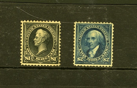 LARGE LOTS AND COLLECTIONS UNITED STATES 1870-1960 collection of unused singles and sets presented on black stock cards, selected items, some duplication, with Bureau Issues $1 and $2...