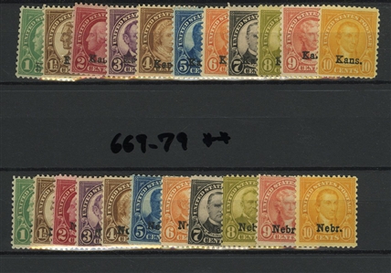 LARGE LOTS AND COLLECTIONS UNITED STATES 1908-30 collection in small stock book, unused with both hinged and some n.h. noted, nice selection of Washington Franklins to $5, with booklet panes,...
