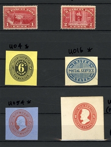 LARGE LOTS AND COLLECTIONS UNITED STATES 1908-30 collection in small stock book, unused with both hinged and some n.h. noted, nice selection of Washington Franklins to $5, with booklet panes,...