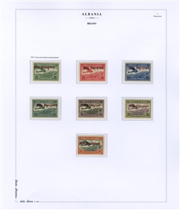 LARGE LOTS AND COLLECTIONS ALBANIA 1913-98 collection in six albums, with regular issues, commemoratives, air post, etc., with souvenir sheets and sets, many n.h. (including the better items,...