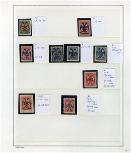 LARGE LOTS AND COLLECTIONS ALBANIA 1913-98 collection in six albums, with regular issues, commemoratives, air post, etc., with souvenir sheets and sets, many n.h. (including the better items,...