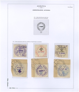 LARGE LOTS AND COLLECTIONS ALBANIA 1913-98 collection in six albums, with regular issues, commemoratives, air post, etc., with souvenir sheets and sets, many n.h. (including the better items,...