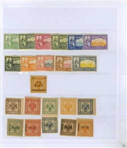 LARGE LOTS AND COLLECTIONS ALBANIA 1913-98 collection in six albums, with regular issues, commemoratives, air post, etc., with souvenir sheets and sets, many n.h. (including the better items,...