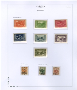 LARGE LOTS AND COLLECTIONS ALBANIA 1913-98 collection in six albums, with regular issues, commemoratives, air post, etc., with souvenir sheets and sets, many n.h. (including the better items,...