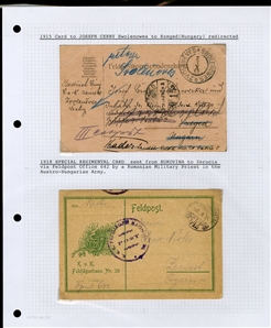 LARGE LOTS AND COLLECTIONS AUSTRIAN LEVANT 1890-1918 collection on pages, mostly Postal Stationery items used in Constantinople and Salonica, KUK Feldpost, Bosnia Herzegovina with an...
