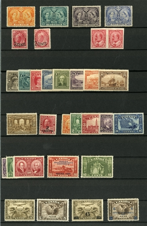 LARGE LOTS AND COLLECTIONS BRITISH COMMONWEALTH  1930s-1950s collection in stock book, mostly George VI complete sets, with Aden, Bahamas including George VI and Landfall of Columbus, Barbados,...