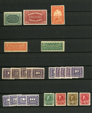 LARGE LOTS AND COLLECTIONS BRITISH COMMONWEALTH  1930s-1950s collection in stock book, mostly George VI complete sets, with Aden, Bahamas including George VI and Landfall of Columbus, Barbados,...