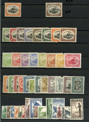 LARGE LOTS AND COLLECTIONS BRITISH COMMONWEALTH  1930s-1950s collection in stock book, mostly George VI complete sets, with Aden, Bahamas including George VI and Landfall of Columbus, Barbados,...