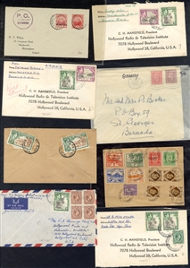 LARGE LOTS AND COLLECTIONS BRITISH COMMONWEALTH - Covers and Postal History 1867-1940s selection of 100+ covers and cards, all Reigns represented, with a fine group from Australia, Bermuda,...