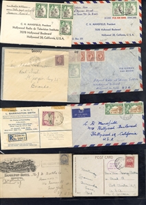 LARGE LOTS AND COLLECTIONS BRITISH COMMONWEALTH - Covers and Postal History 1867-1940s selection of 100+ covers and cards, all Reigns represented, with a fine group from Australia, Bermuda,...