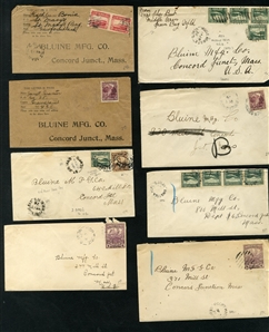 LARGE LOTS AND COLLECTIONS CANADA AND PROVINCES 1870s-1940s selection of 220+ covers and cards, all Reigns represented, with Large and Small Queens, Jubilees, KEVII, George V, single and...