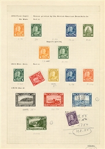 LARGE LOTS AND COLLECTIONS CANADA 1928-50 collection on pages, used and unused, values to $1, many complete sets, regular issues, coils, officials with better items, some duplication, many...