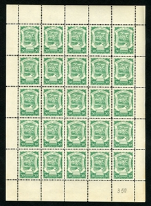 LARGE LOTS AND COLLECTIONS COLOMBIA Air Post (C25/47,C57/62) 1921-29 selection of 16 different, sheets of 25 or 50, with better values (C31,46), n.h., some dried gum, mostly fine-v.f., cat. $4,879